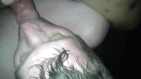 Busty shemale gets fucked hard in the middle of the night
