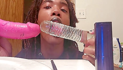 Ebony lady in a sexy dress gets fucked by a big cock