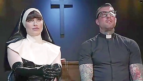 Bright brunette getting whipped by her hubby with a big dick