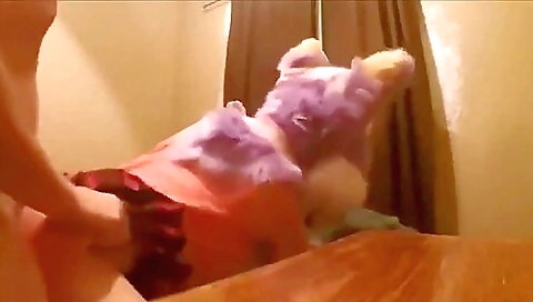 Blonde teen 18+ fucks her boyfriend and gets creampie