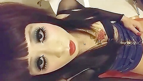 Amateur kinky video with a slutty brunette and her man