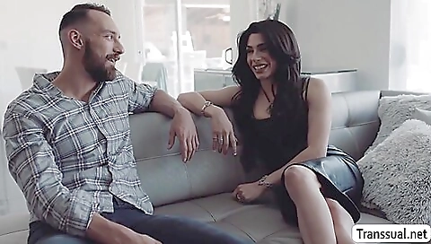 Hot brunette teen gets a huge ass fucked by her new partner